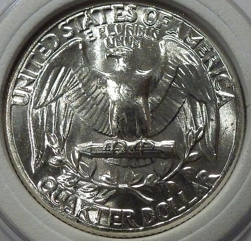 1964-P GEM BRILLIANT UNCIRCULATED Washington Quarter  BU # ( 615-54)