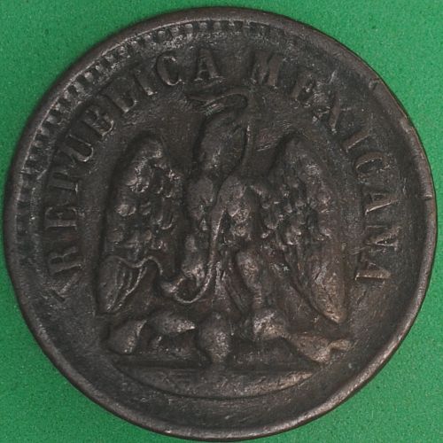 1893Mo Mexico Centavo VF