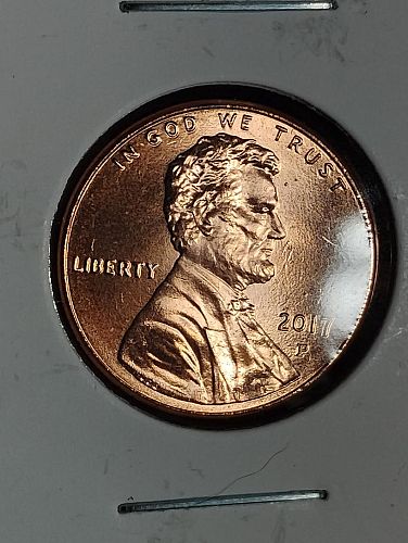 2017-P LINCOLN SHIELD CENT MS-66 RED