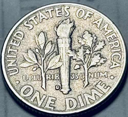 1960 D Roosevelt Dimes