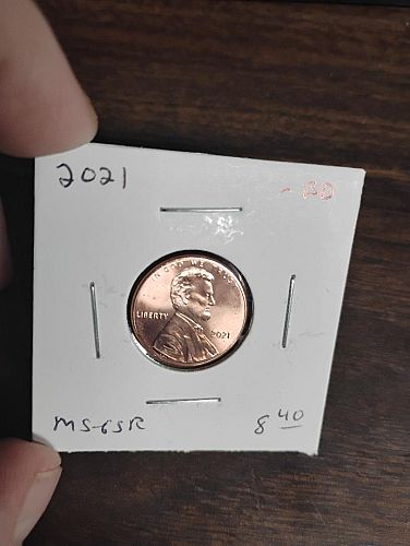 2012 LINCOLN SHIELD CENT MS-65 RED