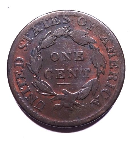 1814 Classic Head Large Cent - Plain 4 - Beautiful REV Toning