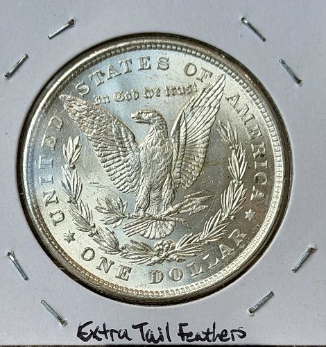 1878-P 8TF Morgan Silver Dollar &bull; VAM &ldquo;Extra Tail Feathers&rdquo; BU Condition