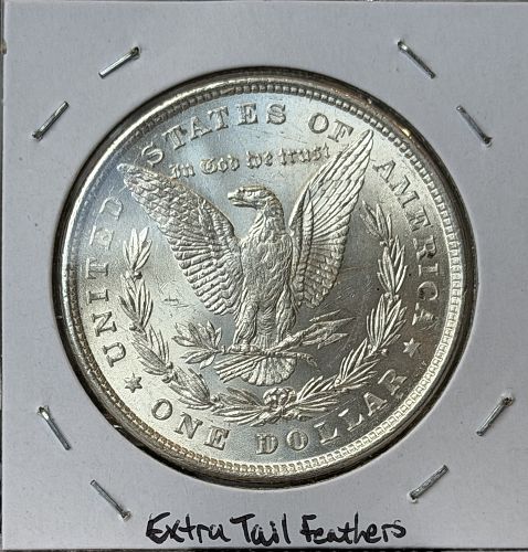 1878-P 8TF Morgan Silver Dollar &bull; VAM &ldquo;Extra Tail Feathers&rdquo; BU Condition