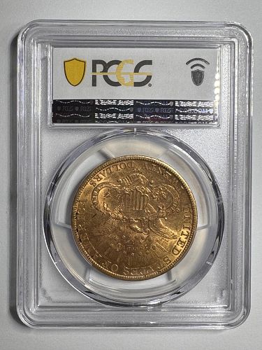 1889-CC Coronet Head Gold $20 Double Eagle PCGS AU55