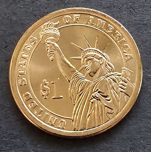 2020-D George HW Bush Presidential Dollar - BU from US Mint Roll (Q1)