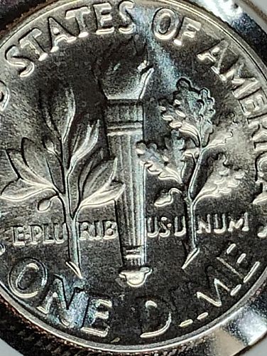 1965 SMS ROOSEVELT DIME MS-67 FULL TORCH