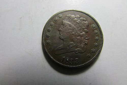 1833 Classic Head Half Cent  ***HIGH GRADE***