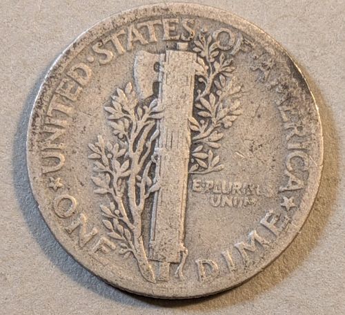 1919 Mercury Dime
