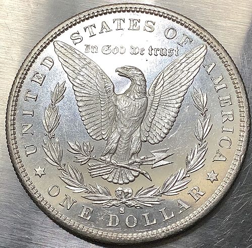 1881-S Morgan Silver Dollar Choice BU PL Proof Like Melt Val=$50.82 w/$66Ag 007