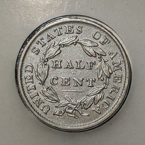 1835 half cent
