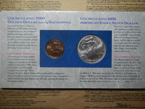 2000 MILLENNIUM  COIN AND CURRENCY SET