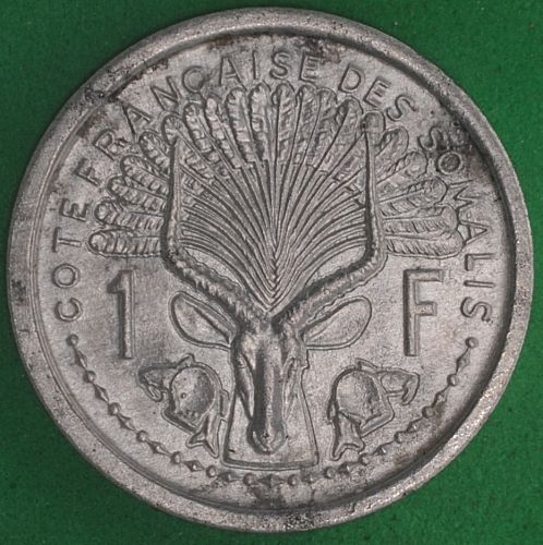 1949 French Somalialand Franc UNC Details