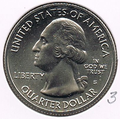 25 Cents / Quarter 2021 S, Tuskegee Airmen National Historic Site, Alabama, UNC