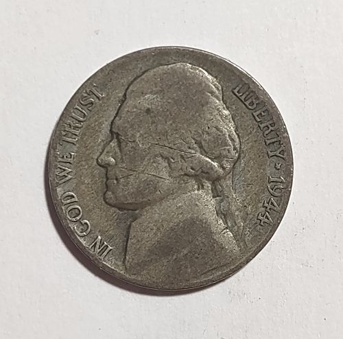1944 P Jefferson Nickel