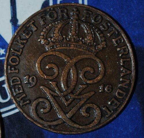 Sweden 2 Ore 1916