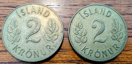 10 Iceland 1940s Coins