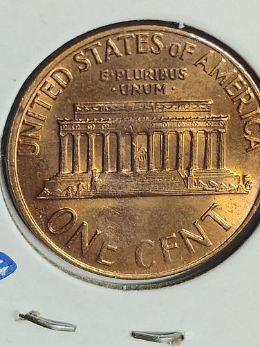 1973-D LINCOLN MEMORIAL CENT MS-66 RED STRUCK THROUGH ON REVERSE