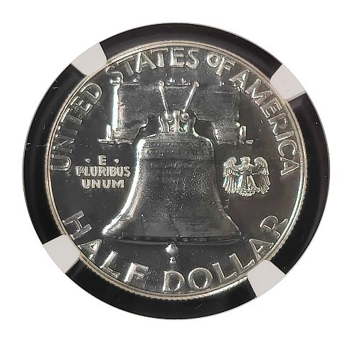 1956 P Franklin Half-Dollar Type 2 Proof 67