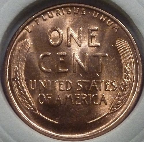 1942-D Gem BU RED Lincoln Wheat Cent (W-4 )