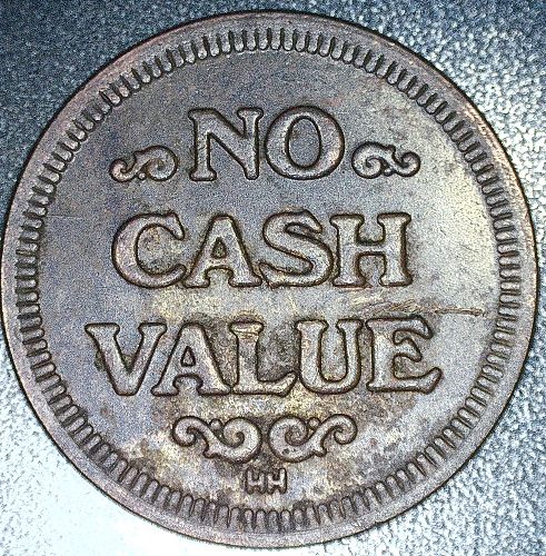 Vintage Funtasia Pier 39 San Francisco, California Arcade Game Token 23mm
