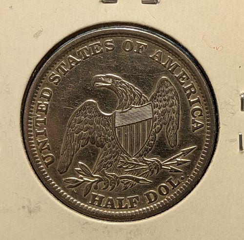 1839 Capped Bust half dollar