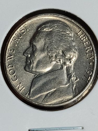 1971 JEFFERSON NICKEL MS-65 , TONED