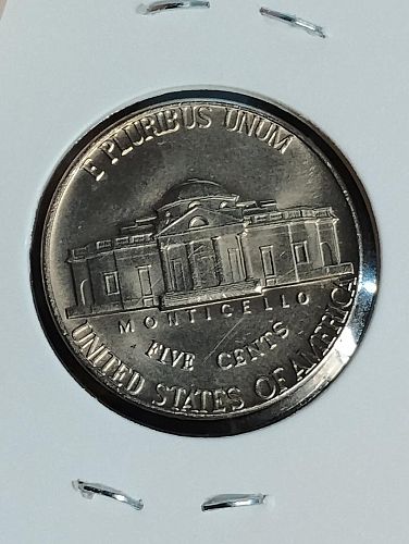 1974-D JEFFERSON NICKEL MS-64, DETAILS: SCRATCHES IN FRONT OF JEFF'S FACE