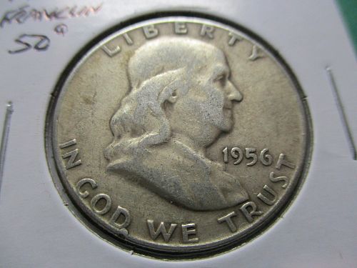 1956  Franklin Half Dollar. Item: 50 F56-20.