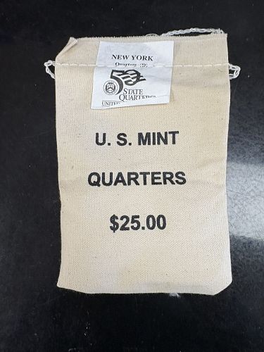 2001-D New York State Quarter Unopened Bag $25.00