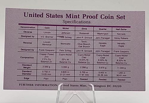 1990-S US Mint Proof Set