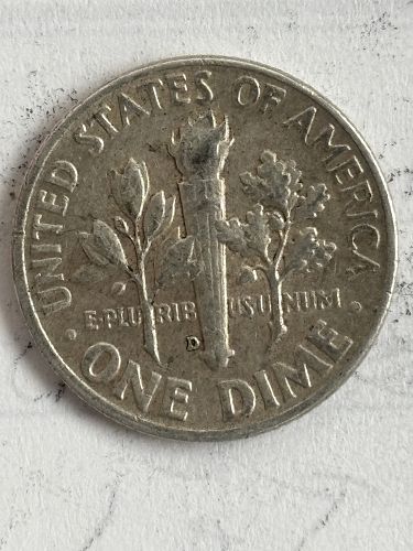 1958 D Roosevelt Dimes