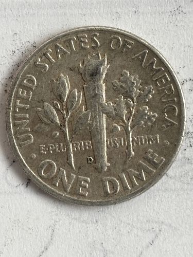 1958 D Roosevelt Dimes