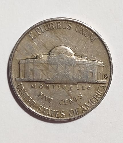 1954-S Jefferson Nickel