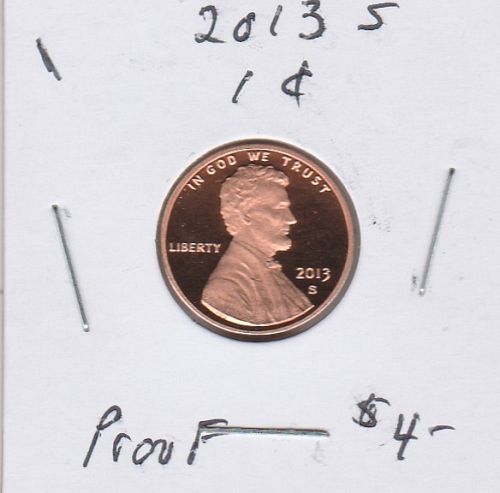 2013  S  PROOF LINCOLN CENT