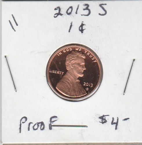 2013  S  PROOF LINCOLN CENT