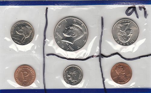 1997  JEFFERSON NICKEL  with MINT TAG