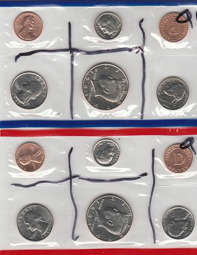 1991  P & D  LINCOLN CENTS