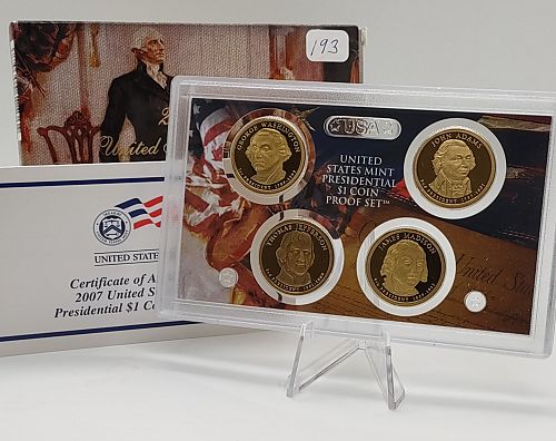 2007 United States Mint Presidential $1 Coin Proof Set