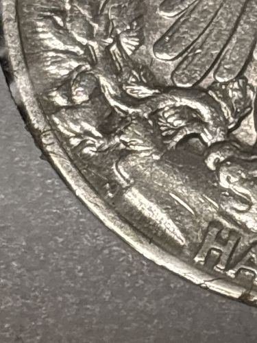 1947 D Walking Liberty SILVER Half Dollar as Shown in Photos XF