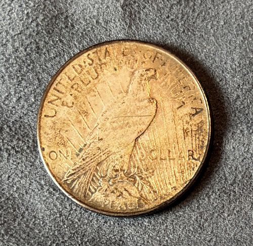 1922 P Peace Dollar: Normal Relief, 90% Silver