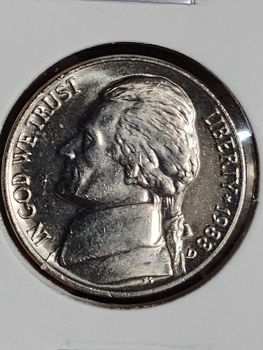 1988-D JEFFERSON NICKEL MS-66 , FULL STEPS
