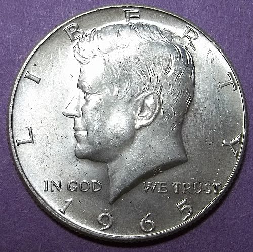 1965 P Kennedy Half Dollar Lot JKHdG