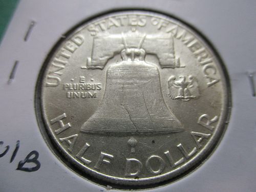 1960-D  Franklin Half Dollar.  Item: 50 F60D-16.