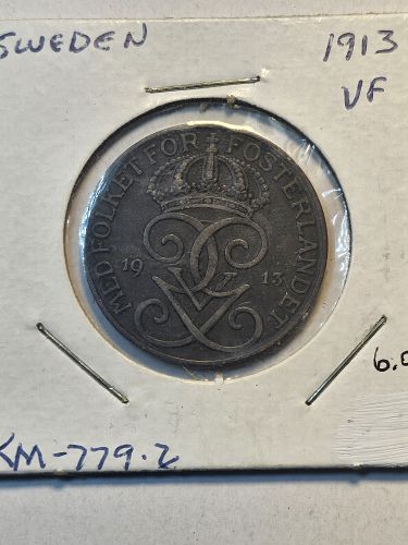 1913 5 ore from Sweden