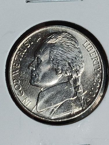 2000-P JEFFERSON NICKEL MS-63 , FULL STEPS