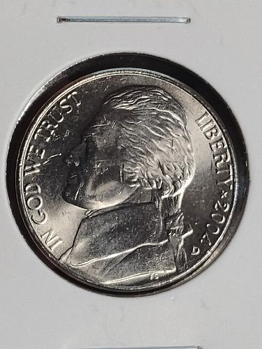 2004-D JEFFERSON NICKEL MS-61 PEACE MEDAL HANDSHAKE