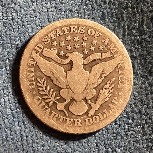 1903 P Barber Silver Quarter