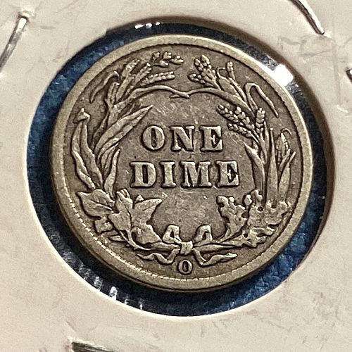 1903 O Barber Silver Dime