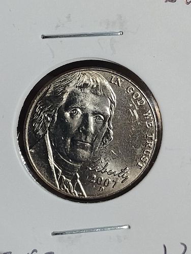 2007-D JEFFERSON NICKEL MS-65 , FULL STEPS